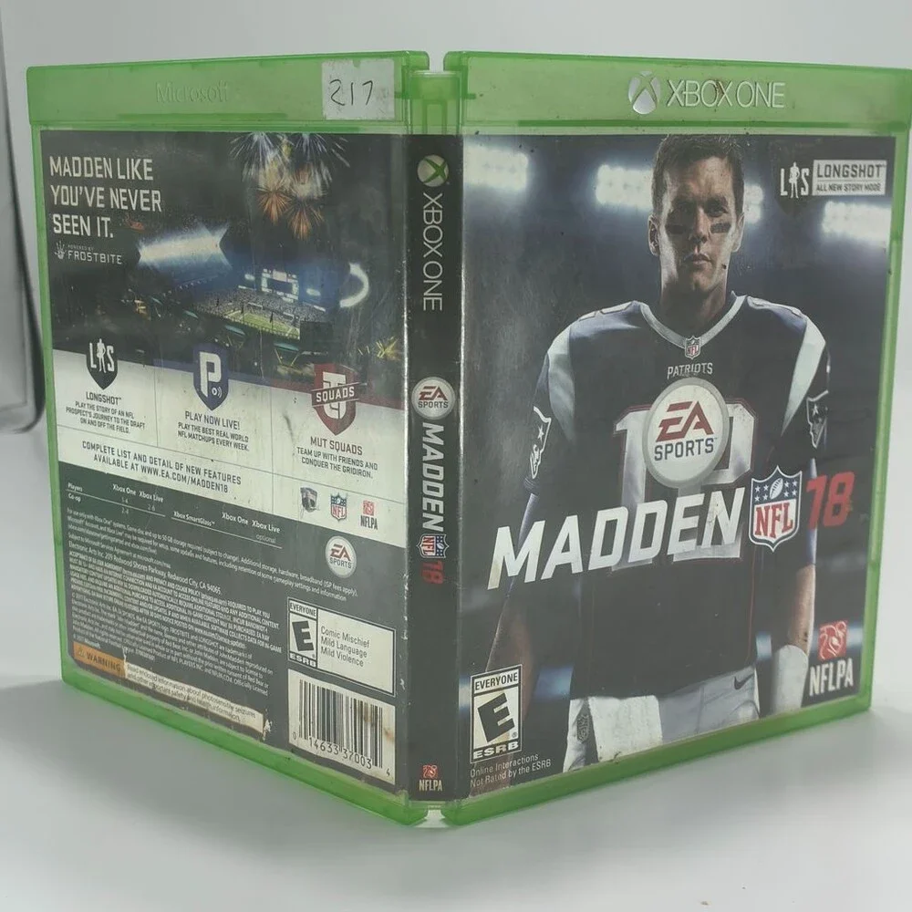 Madden NFL 18 EA Sports Frostbite (Xbox One, 2017) No Manual
